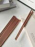 雙槍進(jìn)口福祿花梨木筷子 家用高檔木筷 天然抗菌防霉套裝 10雙裝 曬單實(shí)拍圖