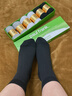 大嘴猴100%新疆棉襪子男中筒春夏網(wǎng)眼透氣7A抗菌防臭運動(dòng)襪 7雙禮盒裝 曬單實(shí)拍圖