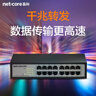 磊科（netcore）S16G 16口千兆交換機 企業(yè)網(wǎng)線(xiàn)分流器 家用工程高清監控網(wǎng)絡(luò )分線(xiàn)器桌面式 兼容百兆 高速傳輸 曬單實(shí)拍圖