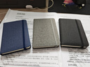 得力（deli）三本A7/96張便攜本筆記本迷你便攜本子布皮面本口袋本小號記事本混色22238 曬單實(shí)拍圖