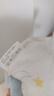 全棉時(shí)代嬰兒帽子抗菌新生兒針織胎帽寶寶防風(fēng)護耳帽36-38cm星月夢(mèng)境 曬單實(shí)拍圖