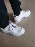 奢米頓輕奢板鞋男春秋2026新款潮牌時(shí)尚內增高鞋子板鞋白色厚底休閑鞋 白色 39 曬單實(shí)拍圖