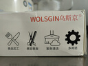 烏斯京（WOLSGIN）一次性手套PVC手套100只裝中碼12英寸加長(cháng)手套洗碗家務(wù)餐飲食品級 曬單實(shí)拍圖