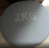 Keep啞鈴女士健身家用彩色浸塑環(huán)保手鈴亞鈴全身塑形水藍2kg*2 曬單實(shí)拍圖