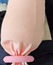婧麒（JOYNCLEON）新生嬰兒兒童糖果安撫枕寶寶枕頭哄睡神器抱枕側睡 粉 jzt193269 曬單實(shí)拍圖
