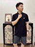 海瀾之家（HLA）polo衫男短袖2026夏季商務(wù)休閑涼感透氣簡(jiǎn)約翻領(lǐng)體恤純色百搭半袖 涼感透氣-黑色D6 M (170) 推薦125~136斤 曬單實(shí)拍圖