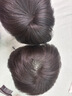 瑞貝卡（Rebecca）假發(fā)女100%真人發(fā)絲中老年媽媽款短發(fā)女士紋理短卷發(fā)假發(fā)全頭套 深棕咖 短發(fā) 全真人發(fā) 全手織工藝 曬單實(shí)拍圖