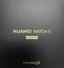 華為HUAWEI WATCH 5 42mm基礎款深錆色不銹鋼表殼幻月黑氟橡膠表帶eSIM華為智能手表 曬單實(shí)拍圖