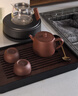 百年利永宜興紫砂壺純全手工原礦紫泥泡茶壺功夫茶具竹節漢鐸一壺兩杯套裝 竹節漢鐸 240ml 原礦紫泥 曬單實(shí)拍圖
