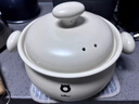 小熊（Bear）砂鍋 白墩墩煲湯鍋耐高溫不開(kāi)裂 3.2L通用沙鍋 寬口燉鍋陶瓷鍋 曬單實(shí)拍圖