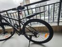 京東京造 XC300山地自行車(chē)鋁合金禧瑪諾21速機械碟剎成年人學(xué)生17寸瑪瑙黑 曬單實(shí)拍圖