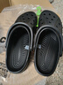 CROCS卡駱馳洞洞鞋貝雅洞洞鞋輕便運動(dòng)鞋耐磨一腳蹬拖鞋休閑鞋|10126 黑色-001 41 /42(260mm) 曬單實(shí)拍圖