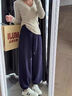 都市麗人休閑褲子女款2026年最新款春季高腰顯瘦束腳衛褲戶(hù)外百搭運動(dòng)褲女 曬單實(shí)拍圖