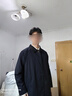 馬登工裝撞色巴爾瑪肯風(fēng)衣男美式休閑寬松中長(cháng)款男士大衣全天候外套春 藏青色 【潮流上衣/高級感痞帥】 XL 曬單實(shí)拍圖