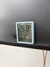 得力（deli）溫濕度計室內外高精度WIFI智聯(lián) 家用數顯液晶大屏可貼可立鋰電TH3 曬單實(shí)拍圖
