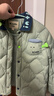 馬·拉?。∕.Latin）馬拉丁兒童羽絨服25冬裝新款男童女童螺紋領(lǐng)襯衫型輕薄羽絨服 蛋殼綠 130 曬單實(shí)拍圖