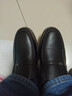 意爾康王子男士休閑皮鞋商務(wù)夏季新款真皮軟底透氣一腳蹬大碼防滑洞洞鞋涼鞋 黑色 四季款-YEK8855 42 標準皮鞋尺碼 曬單實(shí)拍圖