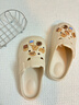 利達妮（TZLDN）eva洞洞鞋女士外穿防滑夏季防臭踩屎感家居家用沙灘涼鞋包頭拖鞋 小熊基地(12個(gè)) 38-39 【標準碼】 曬單實(shí)拍圖