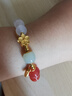 周大生【生日禮物】十里桃花瑪瑙手串轉運珠國風(fēng)手鏈送女友老婆 曬單實(shí)拍圖