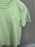 李寧（LI-NING）男童短袖T恤兒童夏裝新款大童青少年正品百搭純棉透氣半袖童裝女 月桂綠 （純棉-親膚百搭） 160 曬單實(shí)拍圖