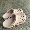 卡駱馳（CROCS）貝雅卡駱班洞洞鞋輕便耐磨一腳蹬休閑鞋女鞋時(shí)尚沙灘鞋|205089 芭蕾粉/糖果粉-6TG 37 /38(230mm) 曬單實(shí)拍圖