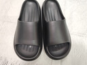 潔麗雅踩屎感涼拖鞋男士夏季2026新款室內防滑防臭情侶居家用厚底拖鞋女 星夜黑 42-43 【適合41-42】 曬單實(shí)拍圖