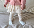幼歌（YOUGE）嬰幼兒秋季新款假兩件彈力親膚打底褲女寶寶花邊裙褲潮 米色 80 cm 曬單實(shí)拍圖