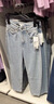H&M女裝牛仔褲2026春季新款微緊身丹寧復古水洗牛仔褲0941666 牛仔藍082 36 160/68 曬單實(shí)拍圖