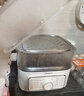 美的（Midea）電蒸鍋電煮鍋電火鍋多功能鍋家用電炒鍋蒸蛋器蒸包子鍋電熱鍋10.8升三層大容量多用途鍋ZGE2323Z02 曬單實(shí)拍圖