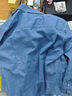 京東京造【純棉牛仔】長(cháng)袖襯衫男2026新款春秋休閑情侶外套中藍色XL 曬單實(shí)拍圖