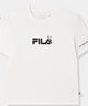FILA斐樂(lè )大熊貓短袖T恤女秋新品修身純棉百搭運動(dòng)休閑上衣 云菇白-WT M 165/84A/M 曬單實(shí)拍圖