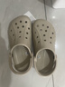 卡駱馳（CROCS）貝雅洞洞鞋男鞋女鞋輕便耐磨一腳蹬拖鞋休閑鞋百搭花園鞋|10126 卵石色-2V3 37 /38(230mm) 曬單實(shí)拍圖