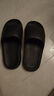 稻草人拖鞋男EVA居家用洗澡防滑浴室內戶(hù)外穿情侶厚底靜音女涼拖黑42-43 曬單實(shí)拍圖