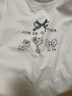 百圖（betu）女裝2026年春夏新款甜美趣味印花T恤百搭減齡短信上衣女2603T25 米白 M 曬單實(shí)拍圖