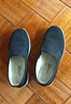 3515老北京布鞋男工作鞋軟底休閑鞋透氣一腳蹬傳統布鞋 黑色  40 曬單實(shí)拍圖
