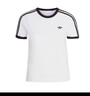 阿迪達斯（adidas）三葉草系列 女 3S TEE SLIM 短袖T恤 KD3683 白色 M 曬單實(shí)拍圖