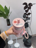 世大家明星同款保溫杯女士水杯送女朋友老婆生日伴手禮物大容量吸管杯 曬單實(shí)拍圖