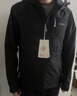 黑冰軟殼衣男士城市通勤防風(fēng)保暖連帽軟殼衣防水透濕外套 F2517MJ 黑色 M 曬單實(shí)拍圖