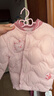 嘟嘟家寶寶冬季羽絨服兒童保暖卡通冬裝上衣男童外套冬款女童衣服童裝潮 粉色 110 曬單實(shí)拍圖
