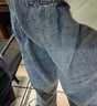 森馬（Semir）牛仔褲男夏季純棉親膚闊腿褲2026松緊腰抽繩微褶長(cháng)褲109326124109 曬單實(shí)拍圖