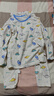 巴布豆兒童秋衣秋褲套裝男童女童保暖內衣睡衣純棉A類(lèi)家居服休閑秋冬款 米色恐龍 140cm 曬單實(shí)拍圖
