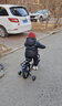 361°兒童自行車(chē)3-6-8歲雙碟剎寶寶腳踏車(chē)男女小孩輔助輪單車(chē)14寸白色 曬單實(shí)拍圖