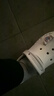 卡駱馳（CROCS）貝雅云彩女士洞洞鞋戶(hù)外休閑鞋|208186 白色-100 35 (220mm) 曬單實(shí)拍圖
