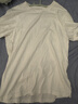 京東京造50支液氨抗皺男士t恤男短袖男款純棉打底衫內搭春季衣服 白色 M 曬單實(shí)拍圖