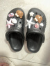 卡駱馳（CROCS）貝雅洞洞鞋男鞋女鞋輕便耐磨一腳蹬拖鞋休閑鞋百搭花園鞋|10126 黑色-001 37 /38(230mm) 曬單實(shí)拍圖