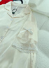 莫代爾2026新款睡裙性感蕾絲冰絲長(cháng)袖睡衣女士家居服白襯衫夏季薄款套裝 白色上衣+短褲 S 建議80-95斤 曬單實(shí)拍圖
