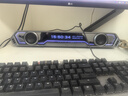 漫步者花再Halo PixelBar深淵字幕歌詞音響電腦桌面音箱 藍牙6.0有線(xiàn)音箱RGB燈效 破界黑 曬單實(shí)拍圖