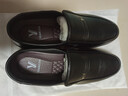 意爾康王子男士休閑皮鞋商務(wù)夏季新款真皮軟底透氣一腳蹬大碼防滑洞洞鞋涼鞋 黑色 四季款-YEK8855 42 標準皮鞋尺碼 曬單實(shí)拍圖