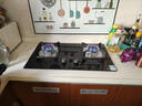 華帝燃氣灶煤氣灶天然氣家用嵌入式臺式免費上門(mén)安裝4.5kW大火力猛火一級能效雙灶臺燃氣灶具i10039B 曬單實(shí)拍圖