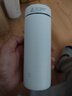 米家 保溫杯 316不銹鋼水杯 男女士杯子 大容量茶杯便攜 350ml白色 曬單實(shí)拍圖